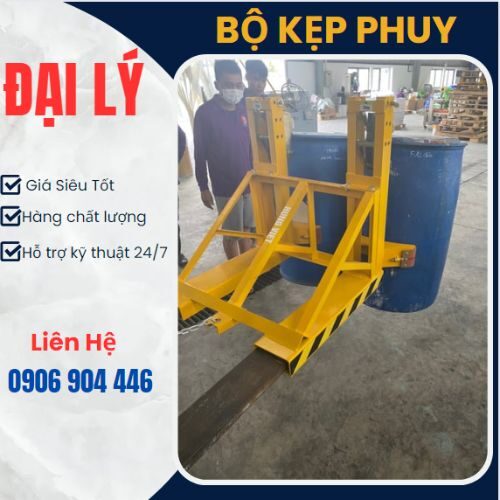 Bộ kẹp phuy đôi