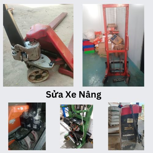 Sưae xe nâng tay giá rẻ