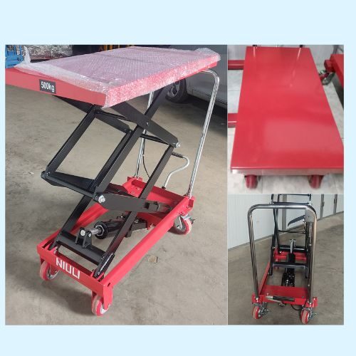 Xe Nâng Mặt Bàn 500kg Cao 1.5 Mét