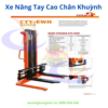 Xe Nâng Tay Cao Chân Rộng