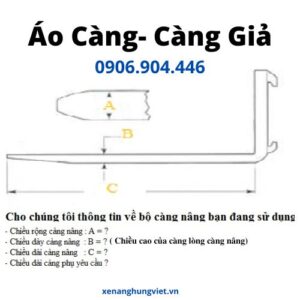 Càng xe nâng, áo càng