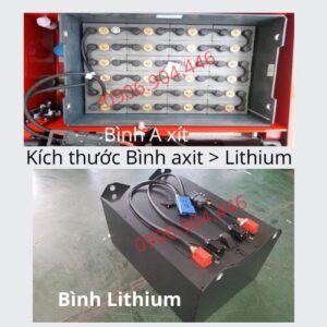 bình lithium và a xít chì