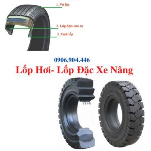 Lốp Hơi và Lốp Đặc Xe Nâng