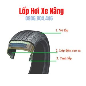 Vỏ lốp hơi xe nâng