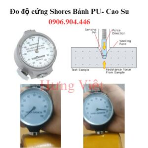 cách đo độ cứng shore bánh PU