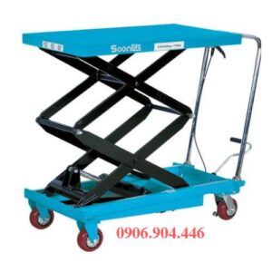 Xe nâng mặt bàn 350kg cao 1.5 mét