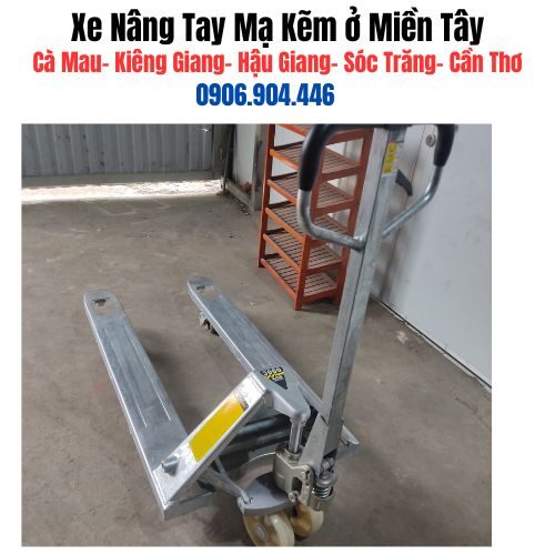 Xe nâng tay mạ kẽm tại Miền Tây